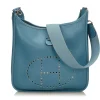 Hermès Vintage - Evelyne II PM Bag - Blue - Leather Handbag - Luxury High Quality - Avvenice