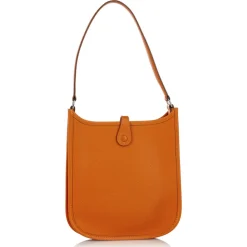 Hermès Vintage - Evelyne TPM - Orange - Leather Handbag - Avvenice