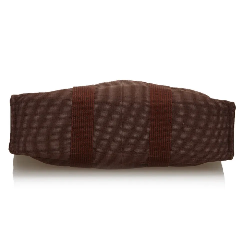 Hermès Vintage - Fourre Tout MM Bag - Brown - Canvas Bag - Luxury High Quality - Avvenice