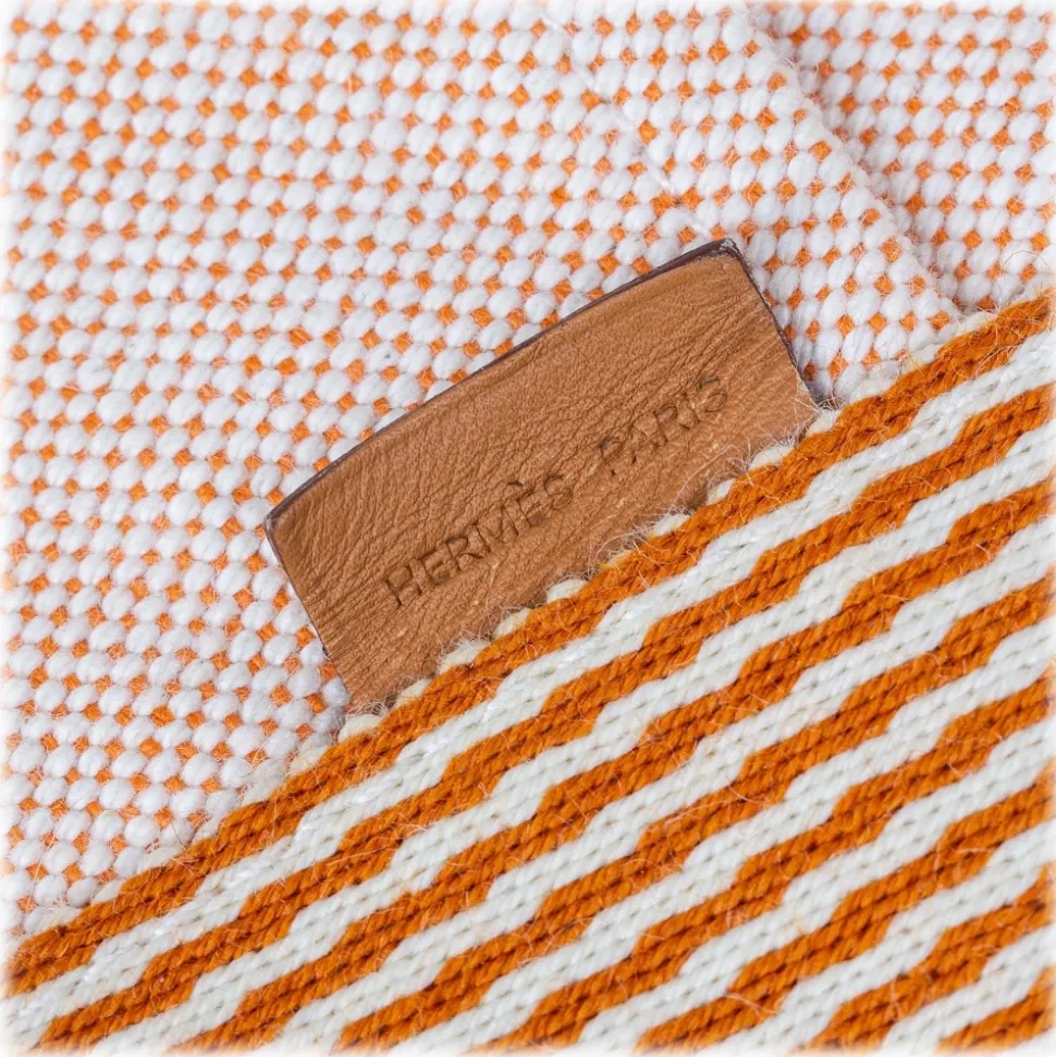 Hermès Vintage - Fourre Tout Cabas Bag - White Ivory - Canvas Bag - Luxury High Quality - Avvenice