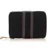 Hermès Vintage - Fourre Tout PM Wallet - Black Grey - Canvas Wallet - Luxury High Quality - Avvenice