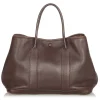 Hermès Vintage - Garden Party TPM - Dark Brown - Leather Handbag - Avvenice