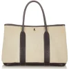 Hermès Vintage - Garden Party PM - Dark Brown Beige - Leather Handbag - Avvenice