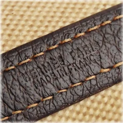 Hermès Vintage - Garden Party TPM - Dark Brown Beige - Canvas Handbag - Avvenice