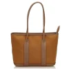 Hermès Vintage - Garden Zip PM Bag - Brown - Leather and Canvas Handbag - Luxury High Quality - Avvenice