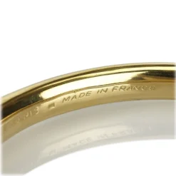 Hermès Vintage - Horse Head Bangle - Gold - Gold Bracelet - Luxury High Quality - Avvenice