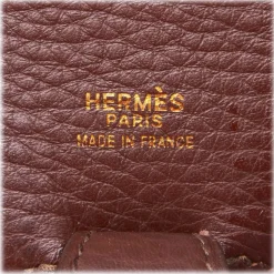 Hermès Vintage - Intercity Vanity Bag - Ivory Brown White - Leather and Canvas Handbag - Luxury High Quality - Avvenice