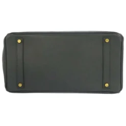 Hermès Vintage - Kushbel Birkin 35 - Dark Gray Red - Leather Handbag - Avvenice