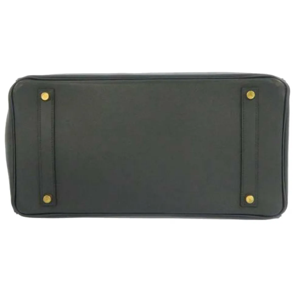 Hermès Vintage - Kushbel Birkin 35 - Dark Gray Red - Leather Handbag - Avvenice