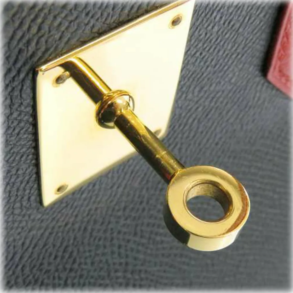 Hermès Vintage - Kushbel Birkin 35 - Dark Gray Red - Leather Handbag - Avvenice