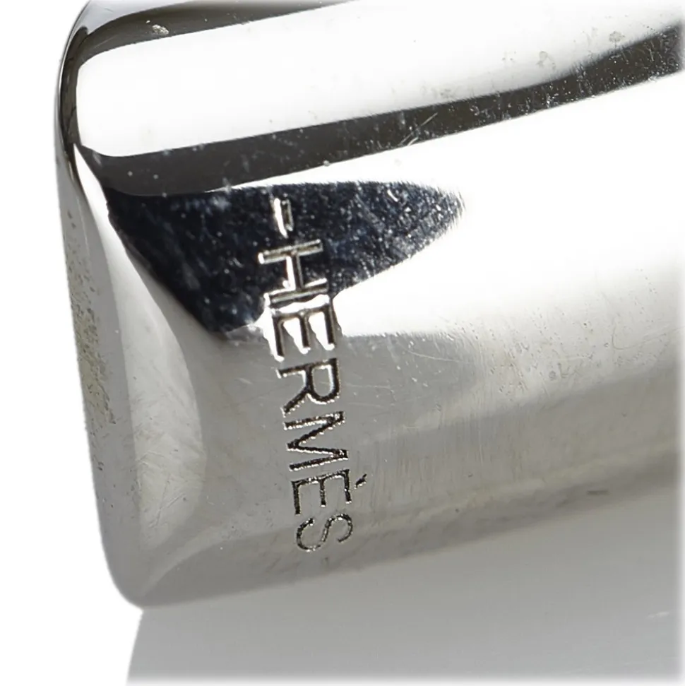 Hermès Vintage - Kyoto Tresse Cuff - Silver - Metal Bracelet - Luxury High Quality - Avvenice