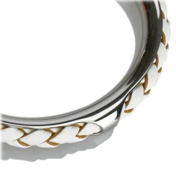 Hermès Vintage - Kyoto Tresse Cuff - Silver - Metal Bracelet - Luxury High Quality - Avvenice