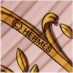 Hermès Vintage - La Promenade De Longchamps Silk Scarf - Pink Multi - Silk Foulard - Luxury High Quality - Avvenice