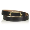 Hermès Vintage - Leather Belt - Black Gold - Leather Belt - Luxury High Quality - Avvenice