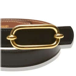 Hermès Vintage - Leather Belt - Black Gold - Leather Belt - Luxury High Quality - Avvenice