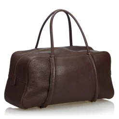 Hermès Vintage - Leather Boston Bag - Brown - Leather Handbag - Luxury High Quality - Avvenice