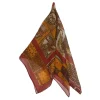 Hermès Vintage - Persona Printed Silk Scarf - Red Bordeaux Multi - Silk Foulard - Luxury High Quality - Avvenice