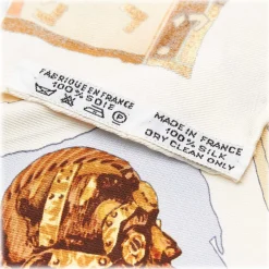 Hermès Vintage - Persona Silk Scarf - White Multi - Silk Foulard - Luxury High Quality - Avvenice