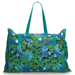 Hermès Vintage - Printed Canvas Tote Bag - Green - Canvas Handbag - Luxury High Quality - Avvenice
