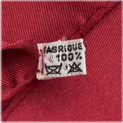 Hermès Vintage - Printed Silk Scarf - Red Bordeaux - Silk Foulard - Luxury High Quality - Avvenice