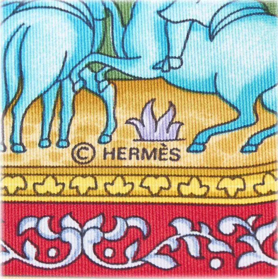 Hermès Vintage - Qalamdan Silk Scarf - Purple Multi - Silk Foulard - Luxury High Quality - Avvenice
