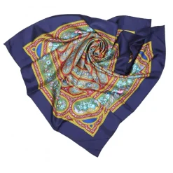 Hermès Vintage - Qalamdan Silk Scarf - Purple Multi - Silk Foulard - Luxury High Quality - Avvenice