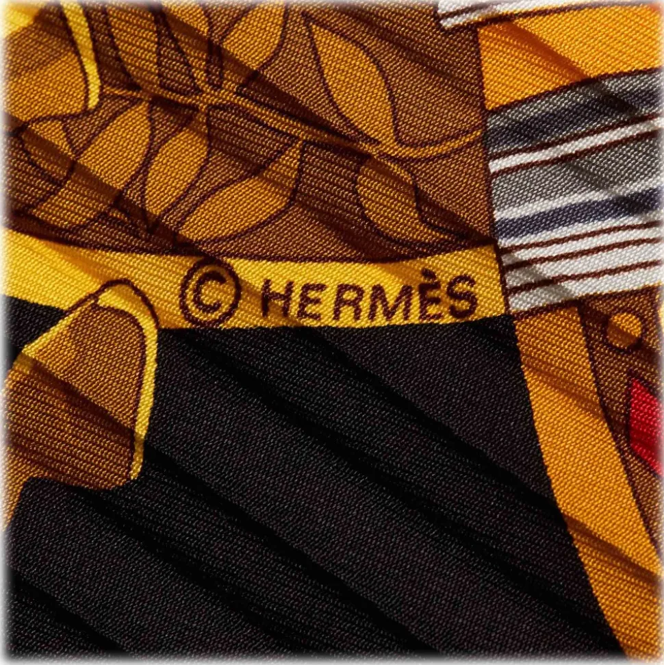 Hermès Vintage - Salzburg Silk Scarf - Black Multi - Silk Foulard - Luxury High Quality - Avvenice