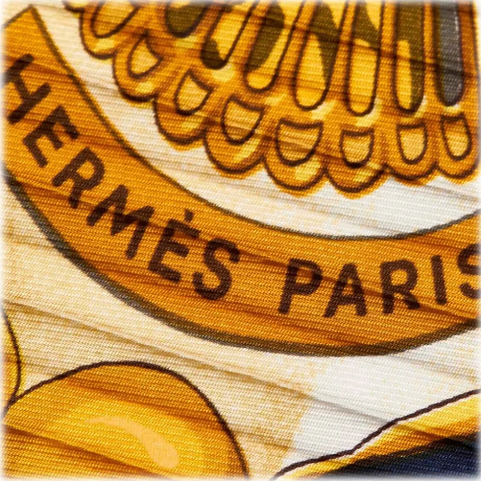 Hermès Vintage - Soleil de Soie Silk Scarf - White Multi - Silk Foulard - Luxury High Quality - Avvenice