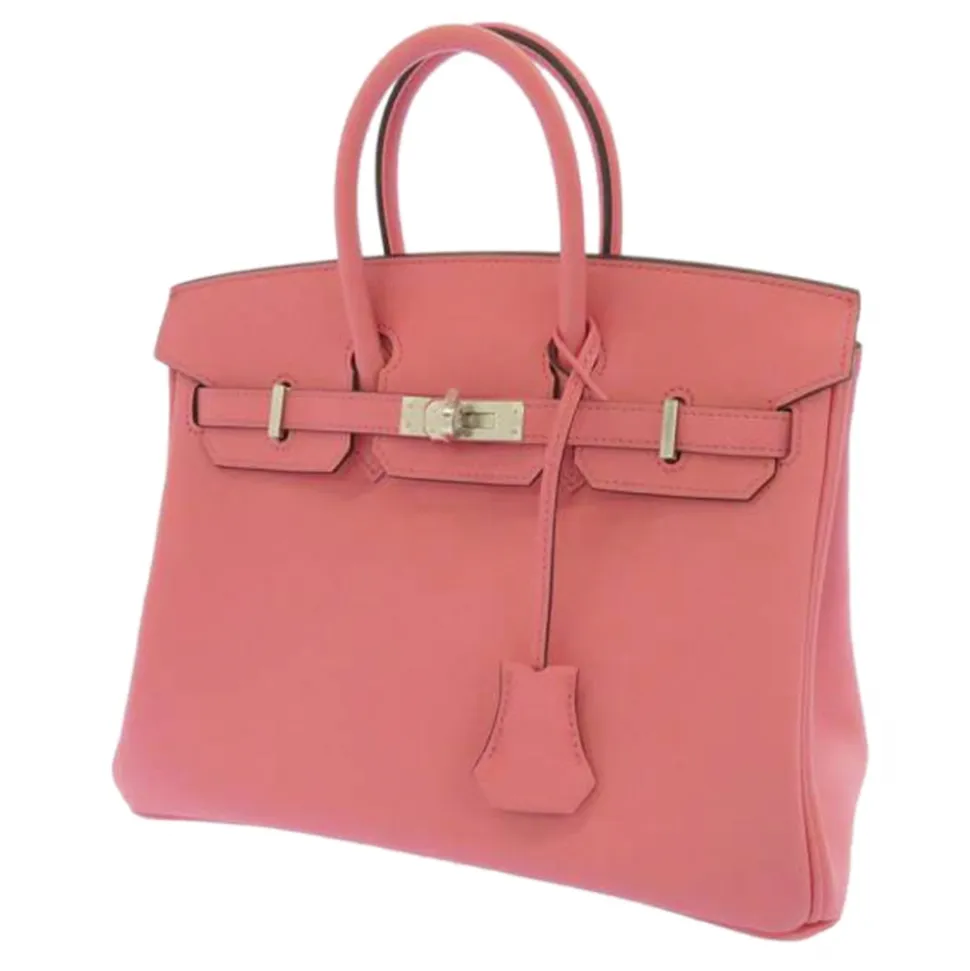 Hermès Vintage - Swift Birkin 25 - Pink - Leather Handbag - Avvenice