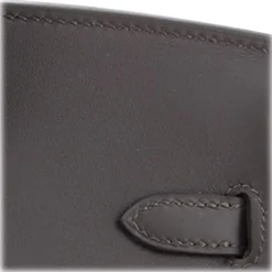 Hermès Vintage - Swift Birkin 30 - Dark Gray - Leather Handbag - Avvenice