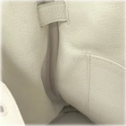 Hermès Vintage - Taurillon Clemence Birkin 30 - White - Leather Handbag - Avvenice