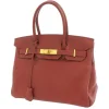 Hermès Vintage - Taurillon Clemence Birkin 30 - Red Burgundy - Leather Handbag - Avvenice