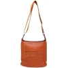 Hermès Vintage - Taurillon Clemence Sac Good News Crossbody Bag - Orange - Leather Crossbody Bag - Avvenice