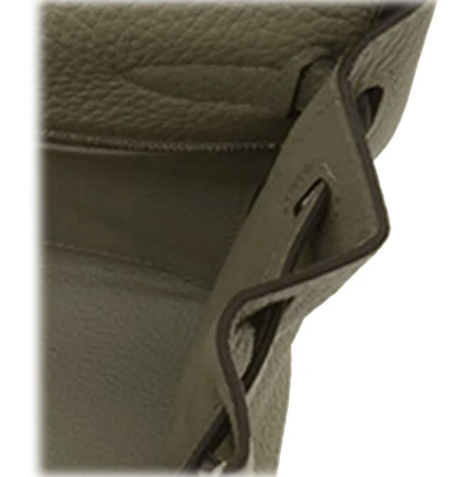 Hermès Vintage - Taurillon Clemence Kelly 28 - Gray - Leather Handbag - Avvenice