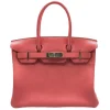 Hermès Vintage - Taurillon Clemence Birkin 30 - Pink - Leather Handbag - Avvenice