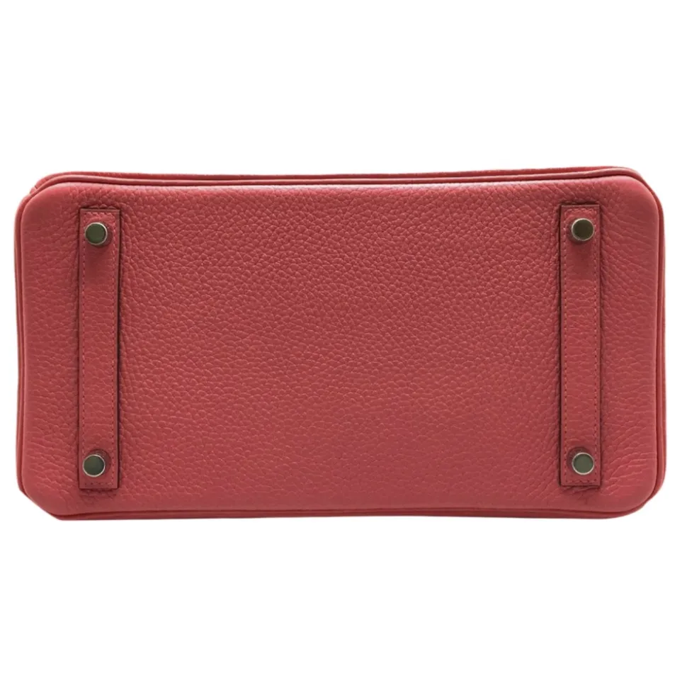 Hermès Vintage - Taurillon Clemence Birkin 30 - Pink - Leather Handbag - Avvenice