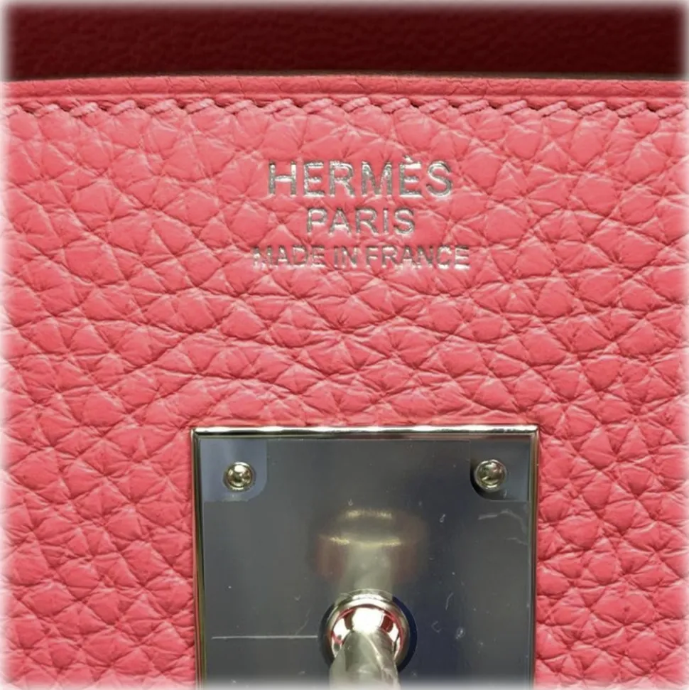 Hermès Vintage - Taurillon Clemence Birkin 30 - Pink - Leather Handbag - Avvenice