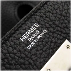 Hermès Vintage - Taurillon Birkin 30 - Black - Leather Handbag - Avvenice