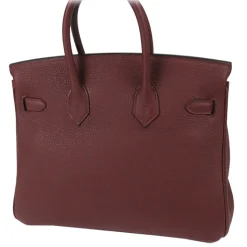 Hermès Vintage - Togo Birkin 25 - Red Burgundy - Leather Handbag - Avvenice