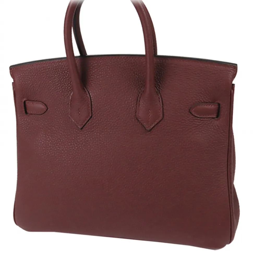 Hermès Vintage - Togo Birkin 25 - Red Burgundy - Leather Handbag - Avvenice