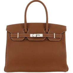 Hermès Vintage - Togo Birkin 30 - Brown - Leather Handbag - Avvenice