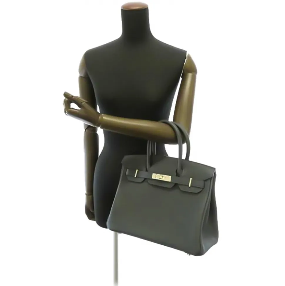 Hermès Vintage - Togo Birkin 30 - Gray - Leather Handbag - Avvenice