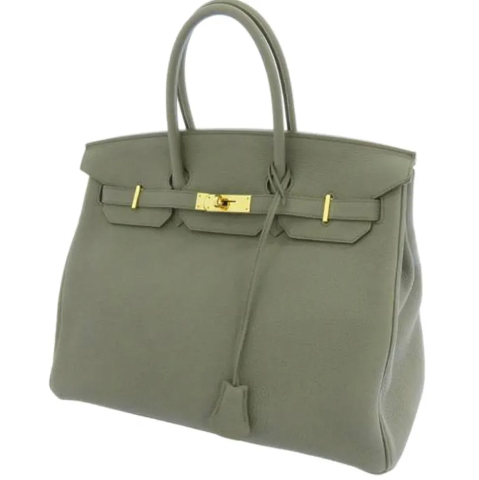 Hermès Vintage - Togo Birkin 35 - Gray - Leather Handbag - Avvenice