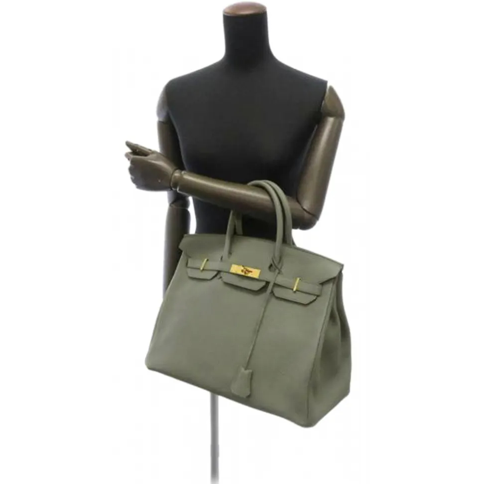 Hermès Vintage - Togo Birkin 35 - Gray - Leather Handbag - Avvenice