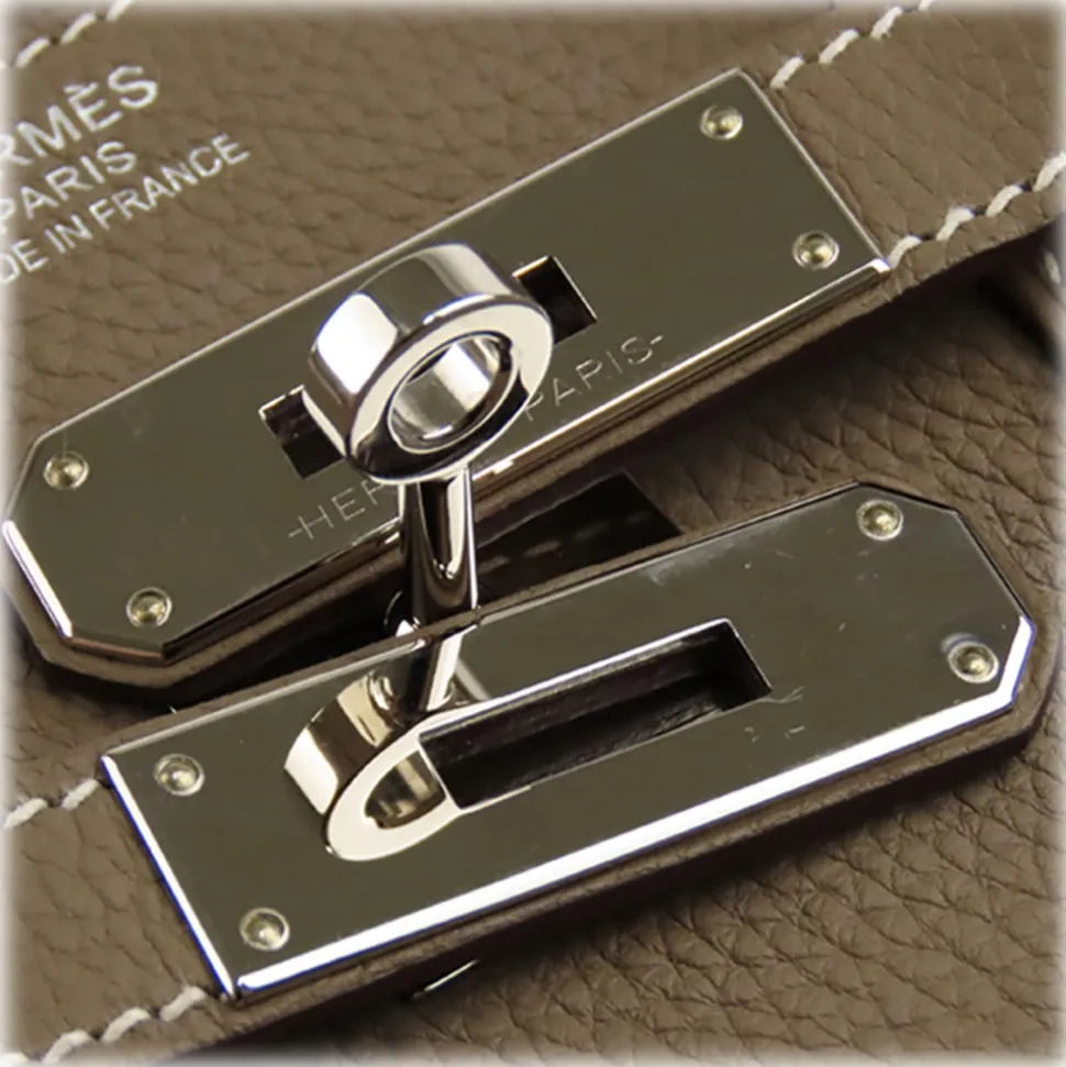 Hermès Vintage - Togo Birkin 35 - Brown Taupe - Leather Handbag - Avvenice