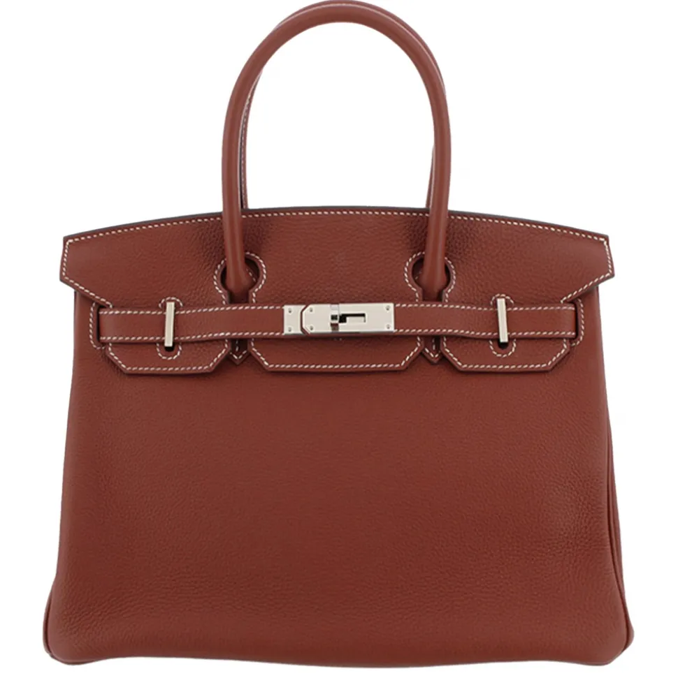 Hermès Vintage - Togo Birkin 30 - Red Burgundy - Leather Handbag - Avvenice