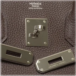 Hermès Vintage - Togo Birkin 30 - Dark Brown - Leather Handbag - Avvenice