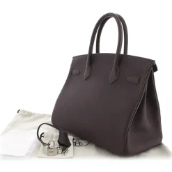 Hermès Vintage - Togo Birkin 30 - Dark Brown - Leather Handbag - Avvenice