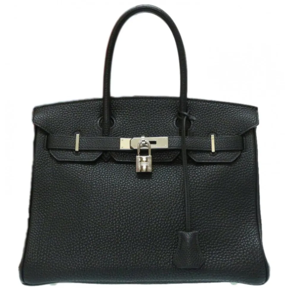 Hermès Vintage - Togo Birkin 30 Bag - Black - Leather and Calf Handbag - Luxury High Quality - Avvenice