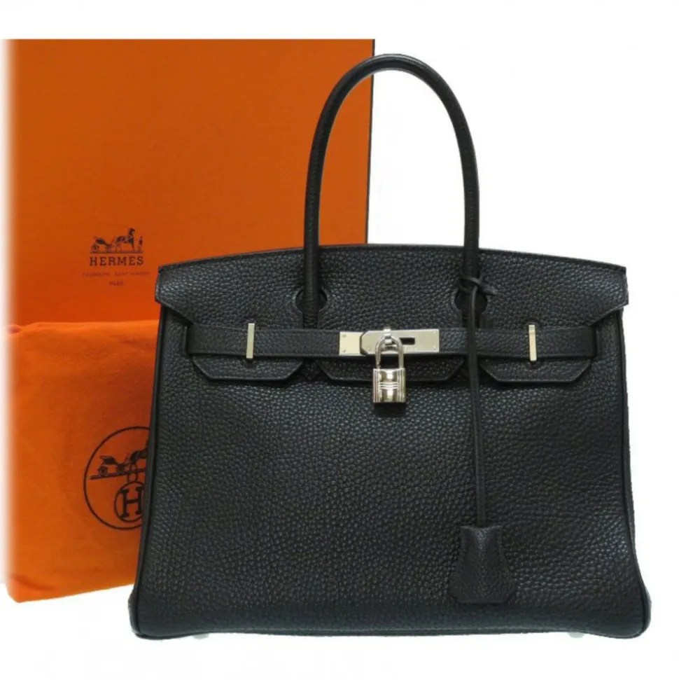 Hermès Vintage - Togo Birkin 30 Bag - Black - Leather and Calf Handbag - Luxury High Quality - Avvenice